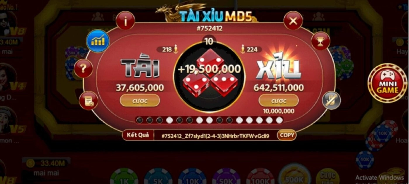 Sơ lược về mã MD5 trong game Tài Xỉu Tap88